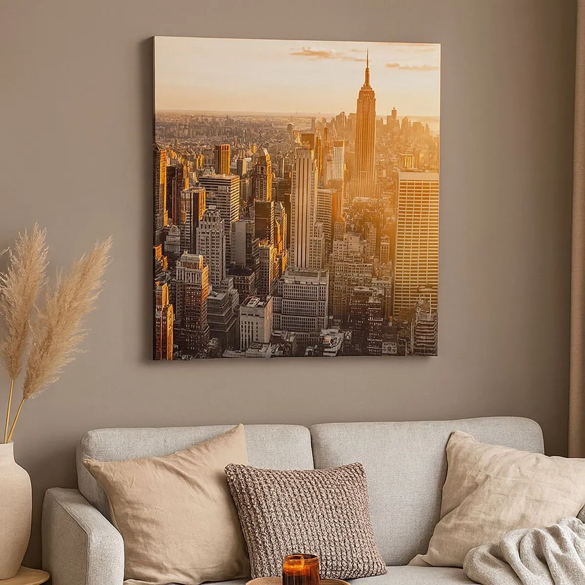 Lærredstryk - Billede på lærred - At vokse i solen - 30x30 cm