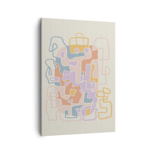 Lærredstryk - Billede på lærred - Labyrint - et glædeligt eventyr - 50x70 cm
