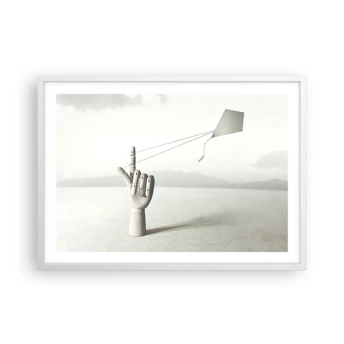 Plakat i hvid ramme - Styrkeprøve - 70x50 cm