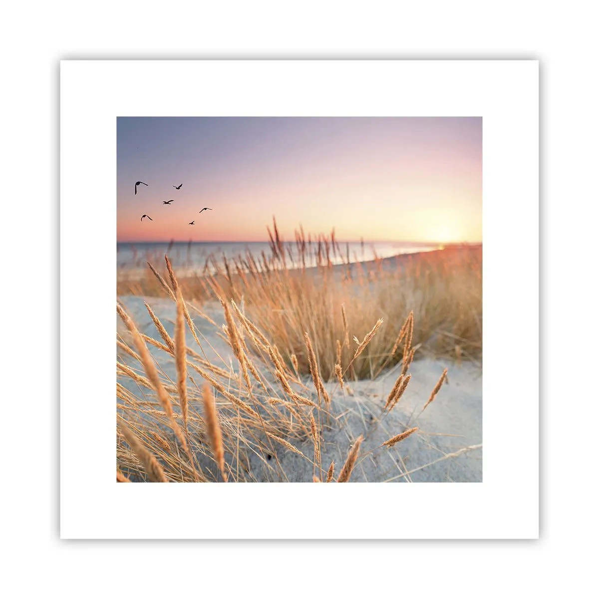 Plakat - Baltisk vuggevise - 30x30 cm