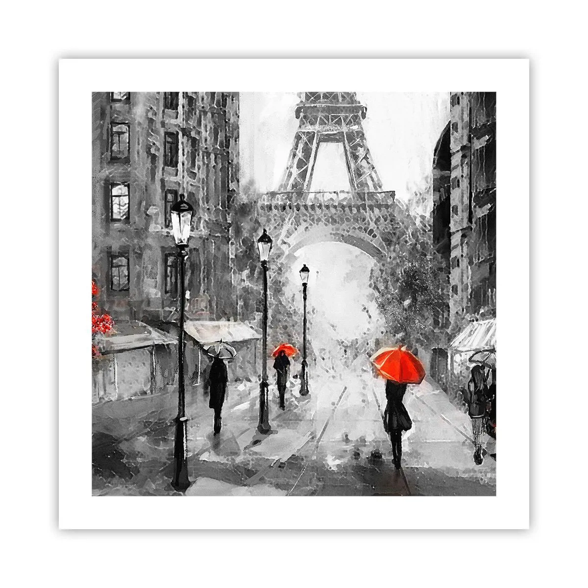 Plakat - Alle veje fører til den - 50x50 cm