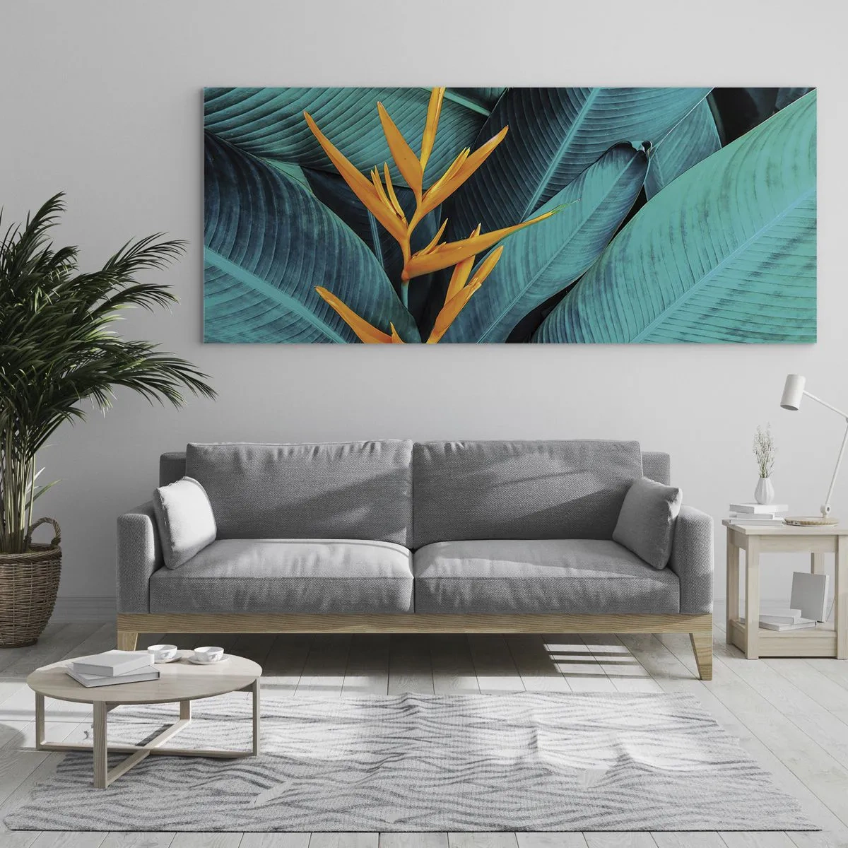 Billede på glas - Edens blomst - 120x50 cm