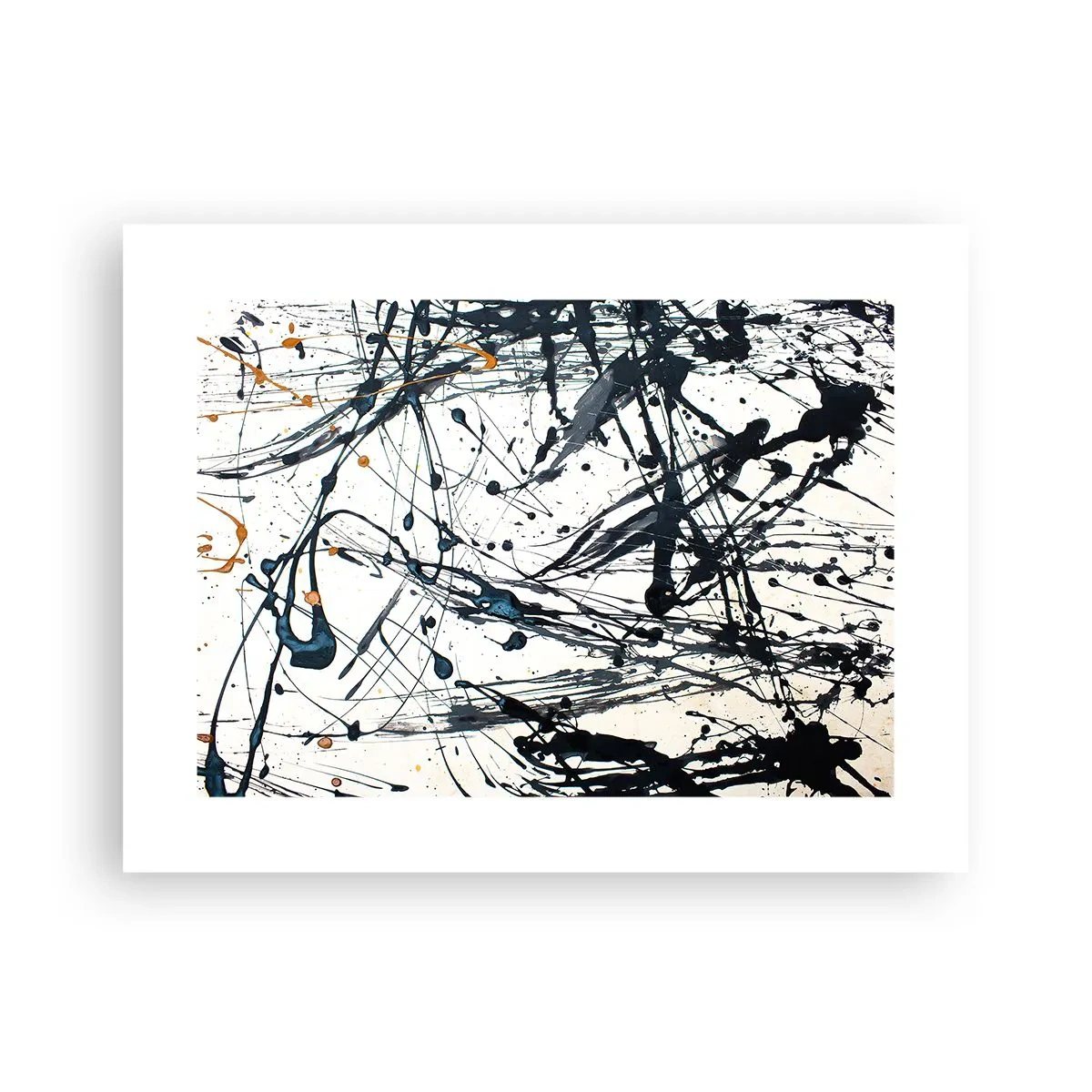 Plakat - Ekspressionistisk abstraktion - 40x30 cm