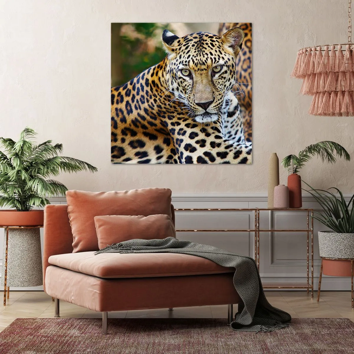 Lærredstryk - Billede på lærred - Vild og rolig - 40x40 cm