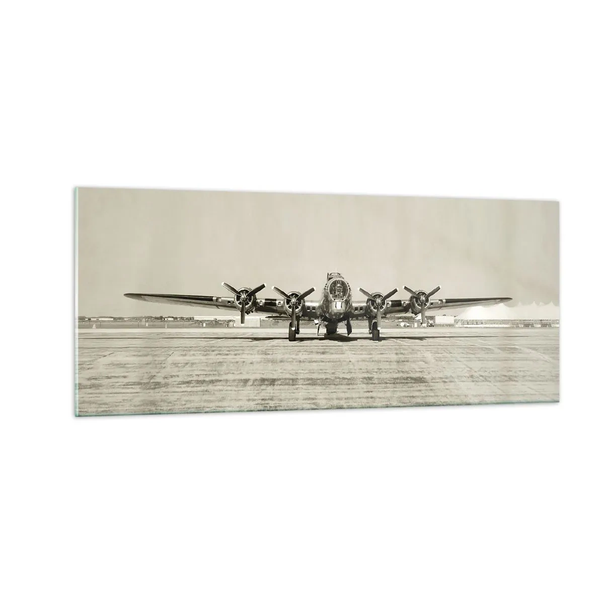 Billede på glas - Som altid klar - 100x40 cm