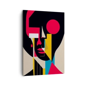 Lærredstryk - Billede på lærred - Hendes indre verden - 50x70 cm