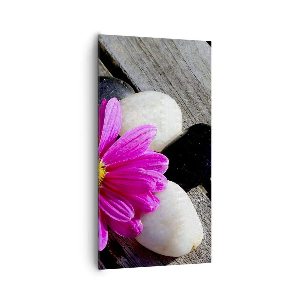 Lærredstryk - Billede på lærred - Hvil på molen - 65x120 cm