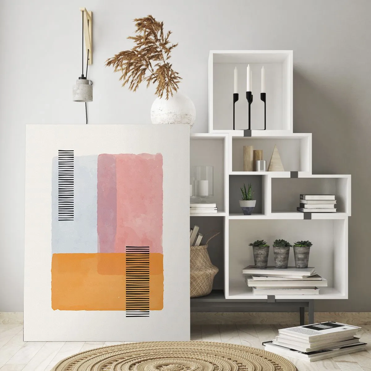 Billede på glas - Fra hjørne til hjørne - 50x70 cm