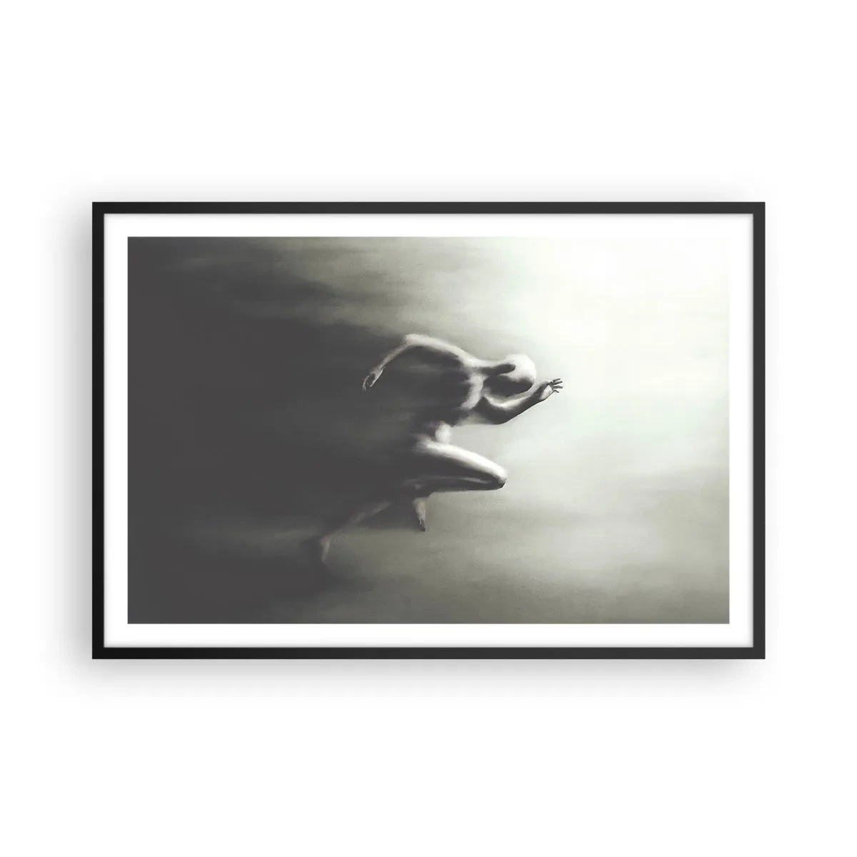 Plakat i sort ramme - Ustoppelig - 91x61 cm