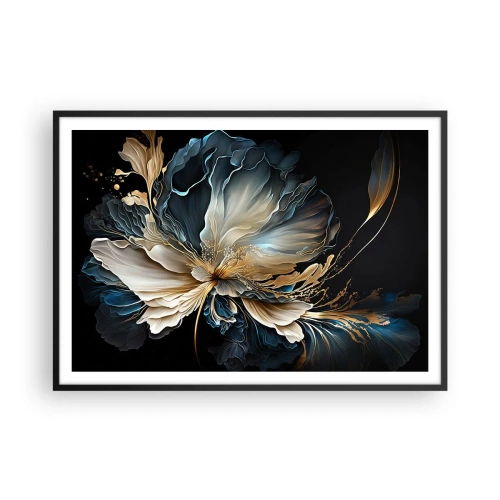 Plakat i sort ramme - Eventyrlig bregneblomst - 100x70 cm