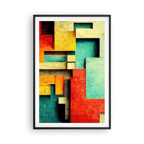 Plakat i sort ramme - Festival for rette vinkler - 61x91 cm