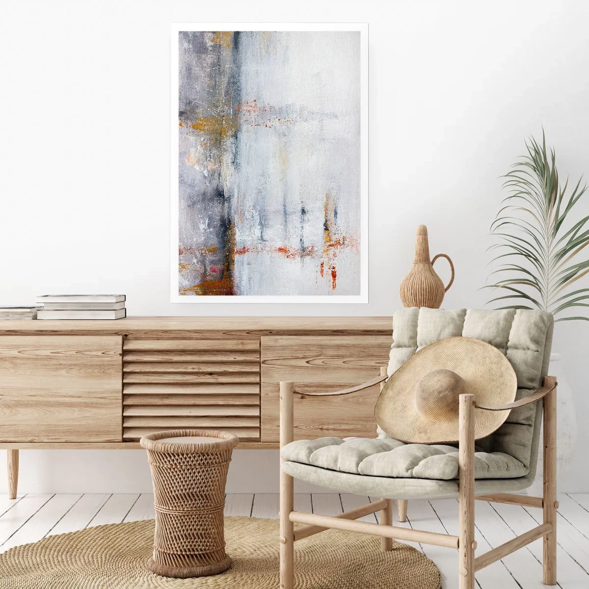 Plakat - Bag lufttæppet - 70x100 cm