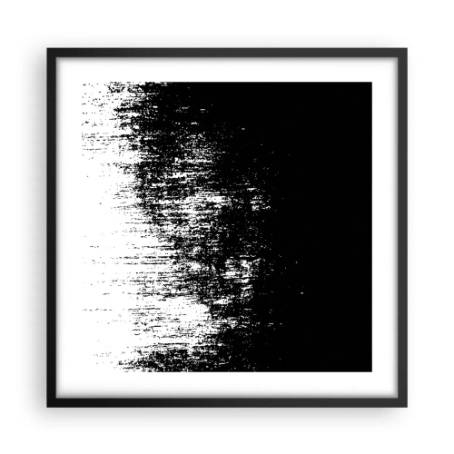 Plakat i sort ramme - Og vinderen er... - 50x50 cm