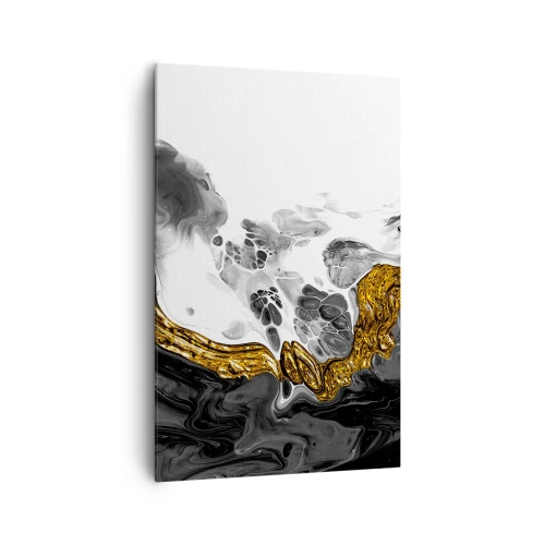 Lærredstryk - Billede på lærred - Organisk sammensætning - 80x120 cm