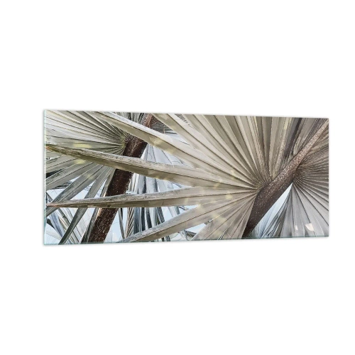 Billede på glas - Ventilatorer i troperne - 100x40 cm