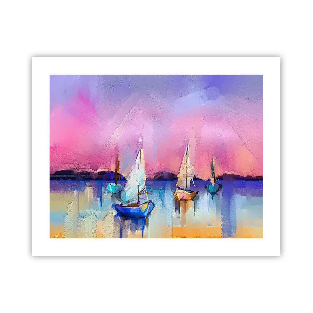 Plakat - Retning: brede farvande - 50x40 cm