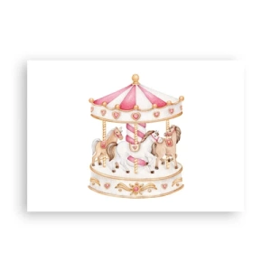 Plakat - Barndommens søde verden - 100x70 cm