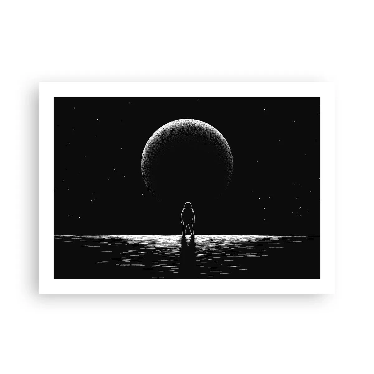 Plakat - Ansigt til ansigt - 70x50 cm