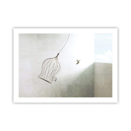 Plakat - I sit elementet - 70x50 cm