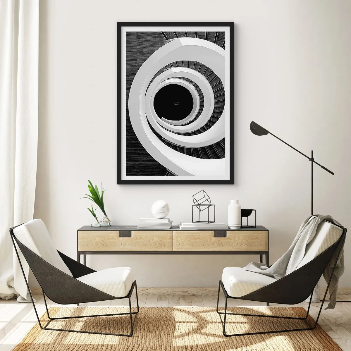 Plakat i sort ramme - Til sagen - 40x50 cm