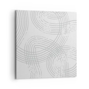 Lærredstryk - Billede på lærred - Der er ingen lige vej - 60x60 cm