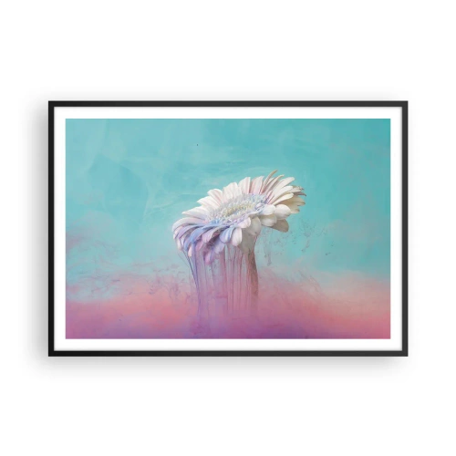 Plakat i sort ramme - Blomster efter døden - 100x70 cm