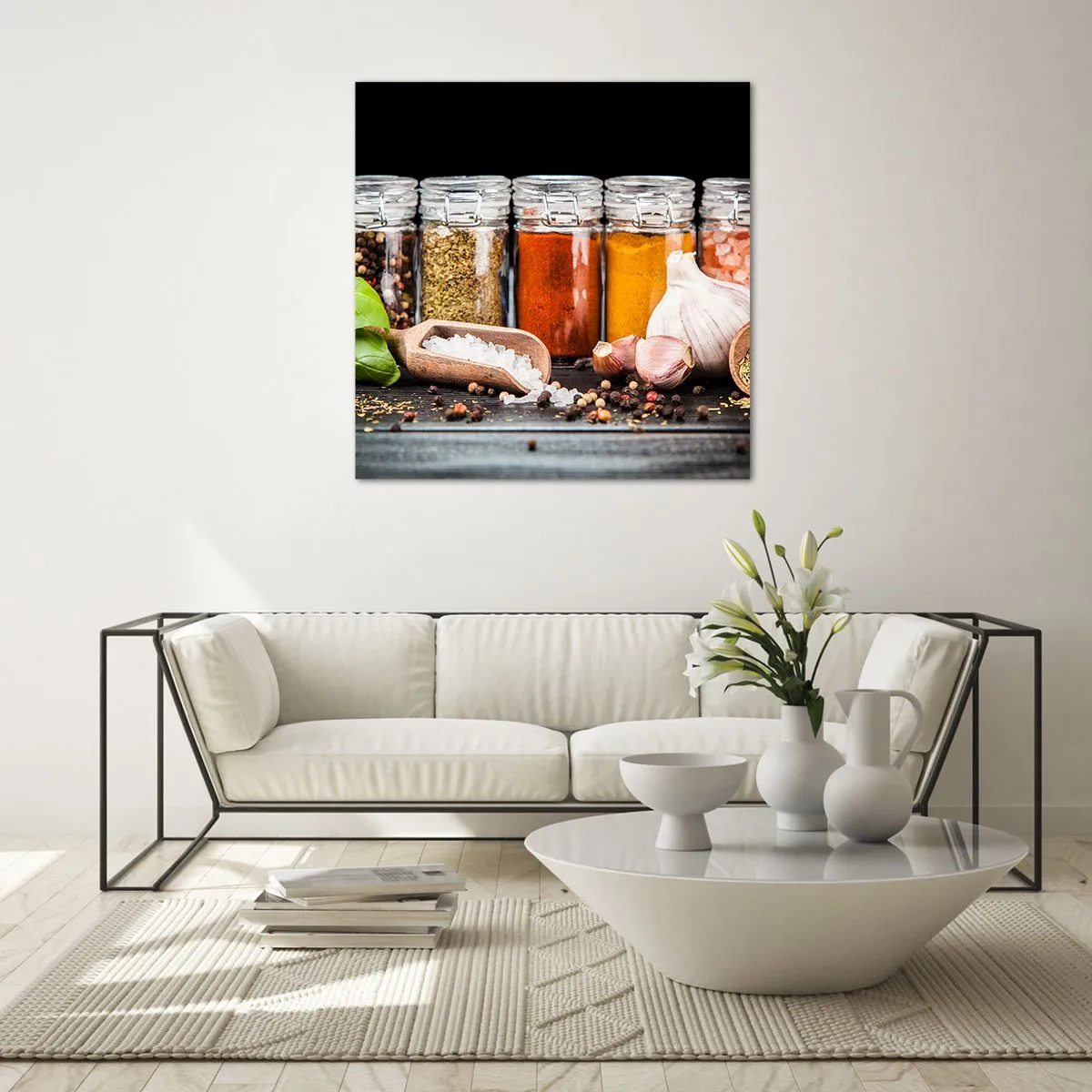 Billede på glas - For at livet kan smages - 50x50 cm