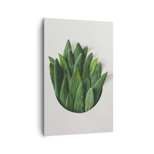 Lærredstryk - Billede på lærred - Uhæmmet nysgerrighed - 80x120 cm