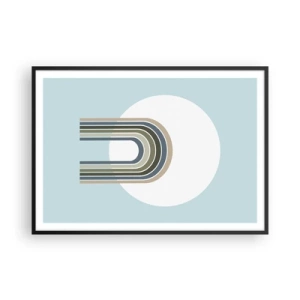 Plakat i sort ramme - Uimodståelig tiltrækningskraft - 100x70 cm