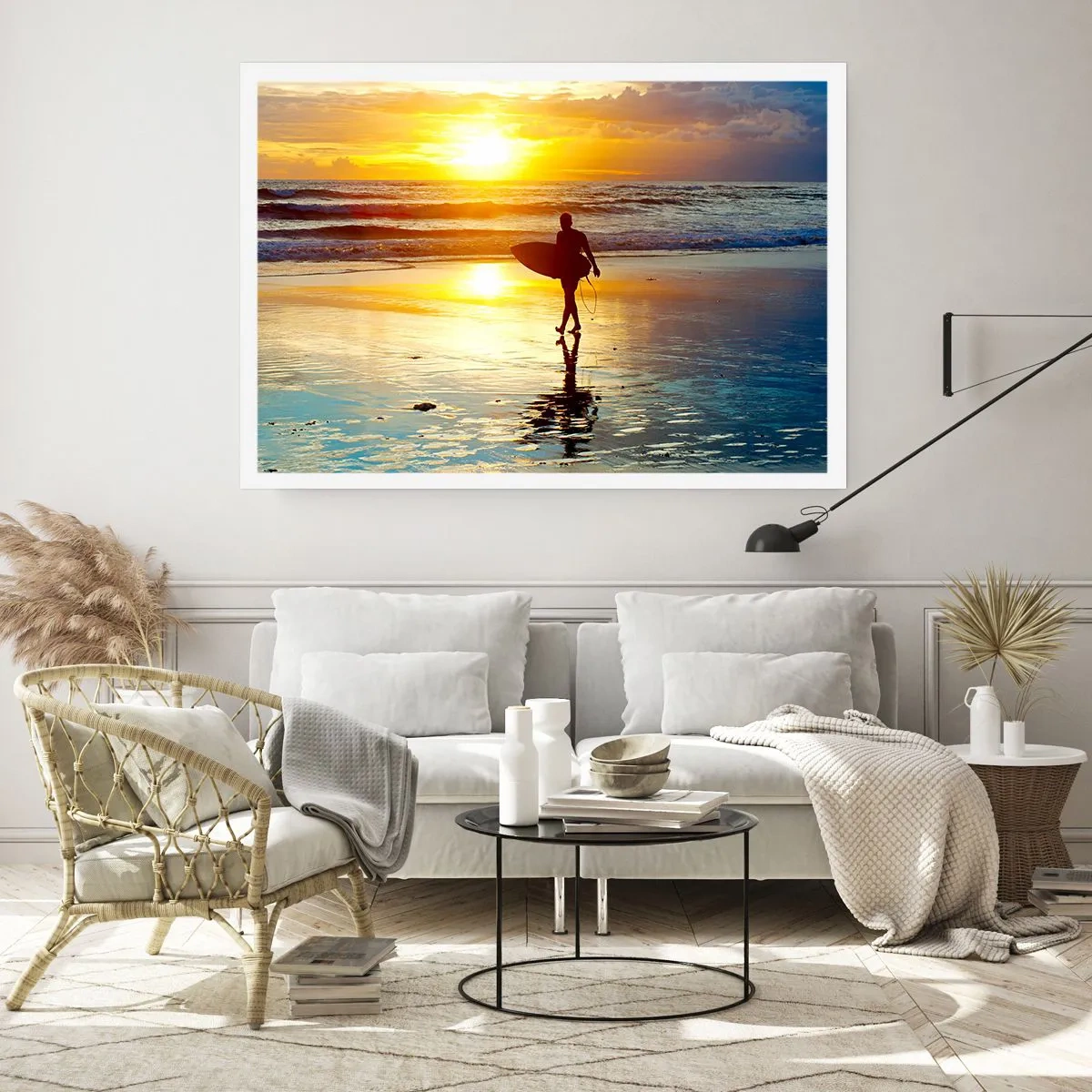 Plakat - Krigerens tilbagevenden - 70x50 cm