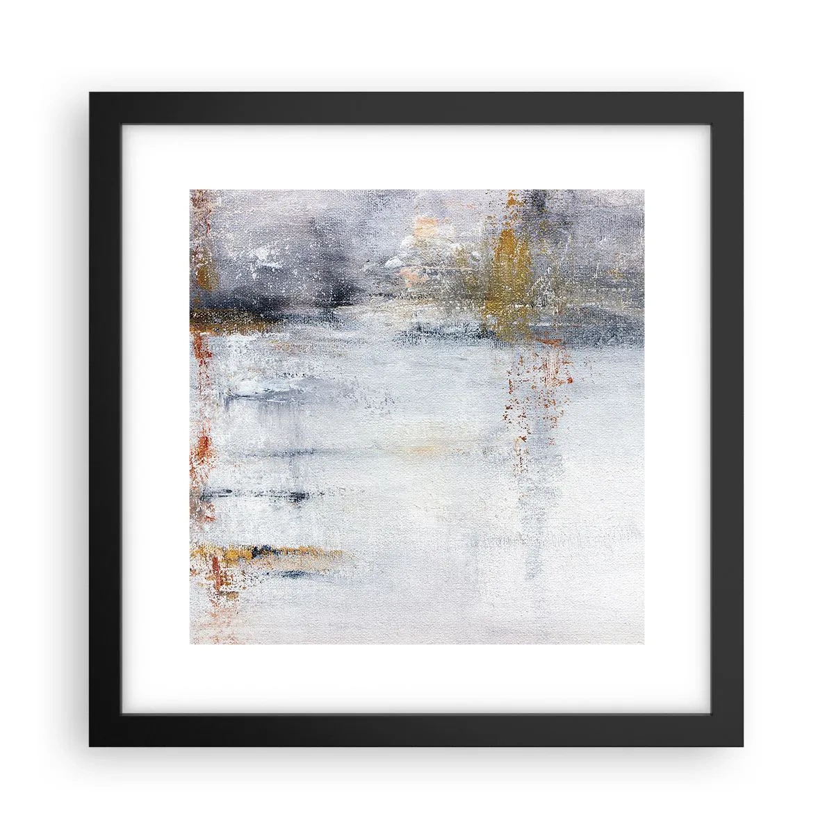 Plakat i sort ramme - Bag lufttæppet - 30x30 cm