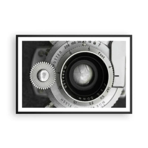 Plakat i sort ramme - Historien om Hollywood - 91x61 cm