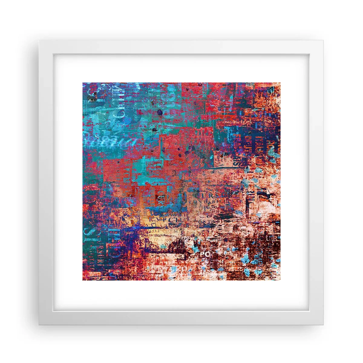 Plakat i hvid ramme - Hukommelse og glemsel - 30x30 cm