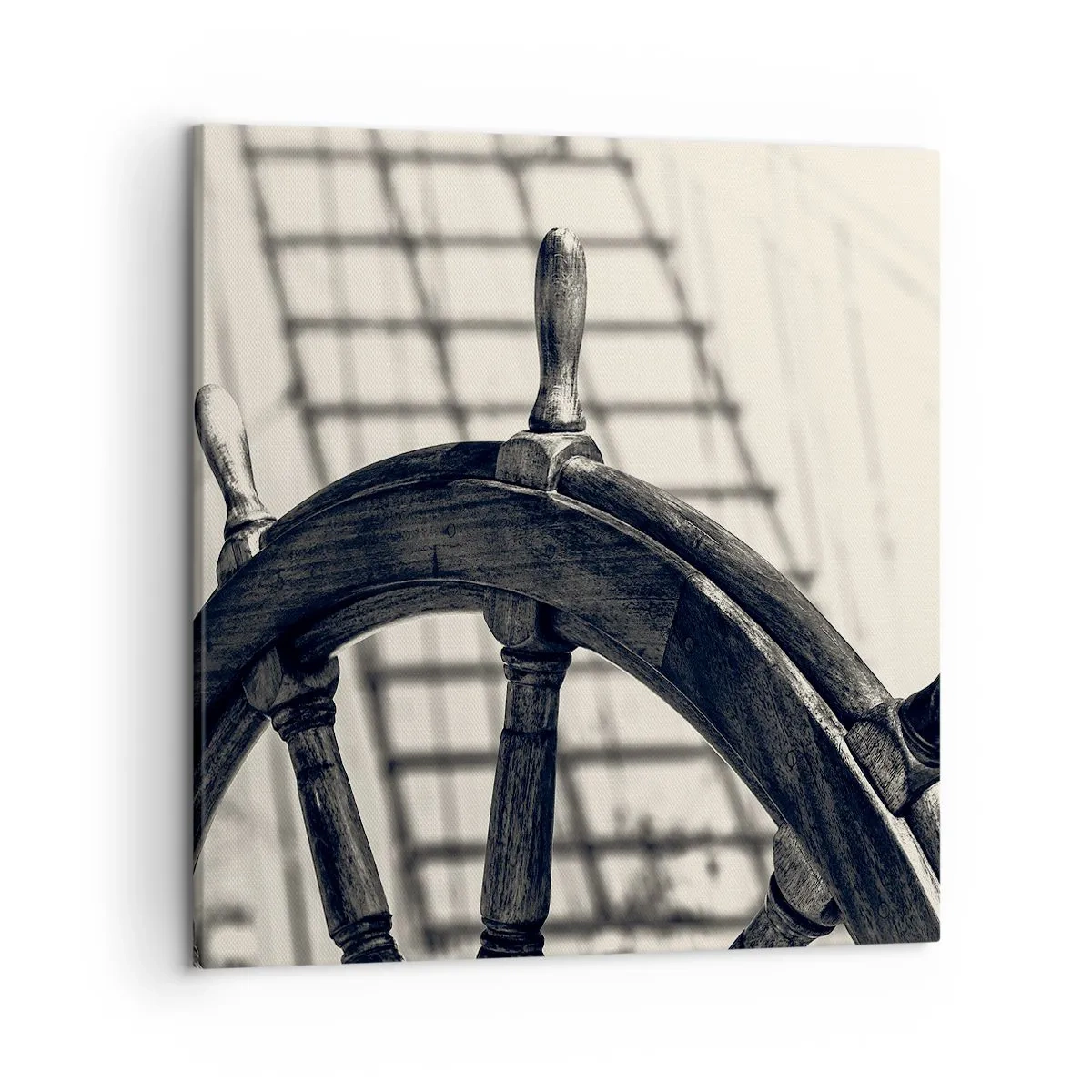 Lærredstryk - Billede på lærred - Historier om havet - 50x50 cm