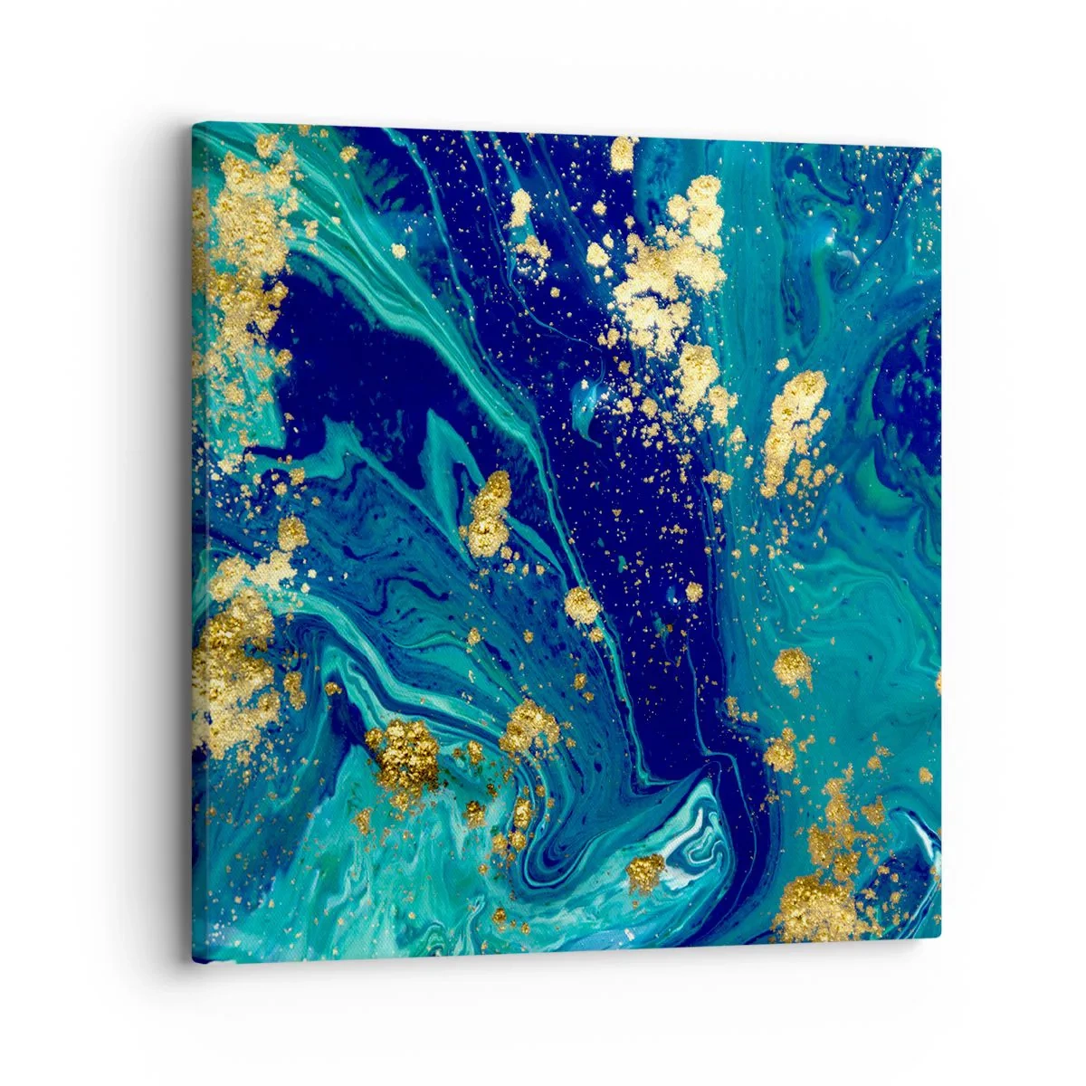 Lærredstryk - Billede på lærred - Solblade - 30x30 cm