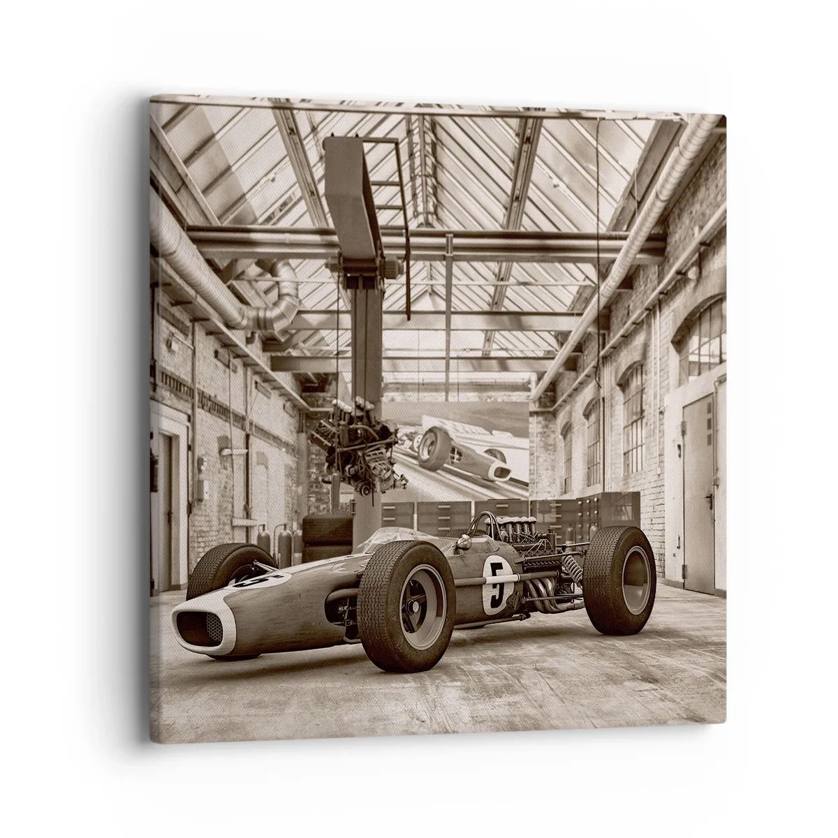 Lærredstryk - Billede på lærred - Vinderens hvile - 40x40 cm