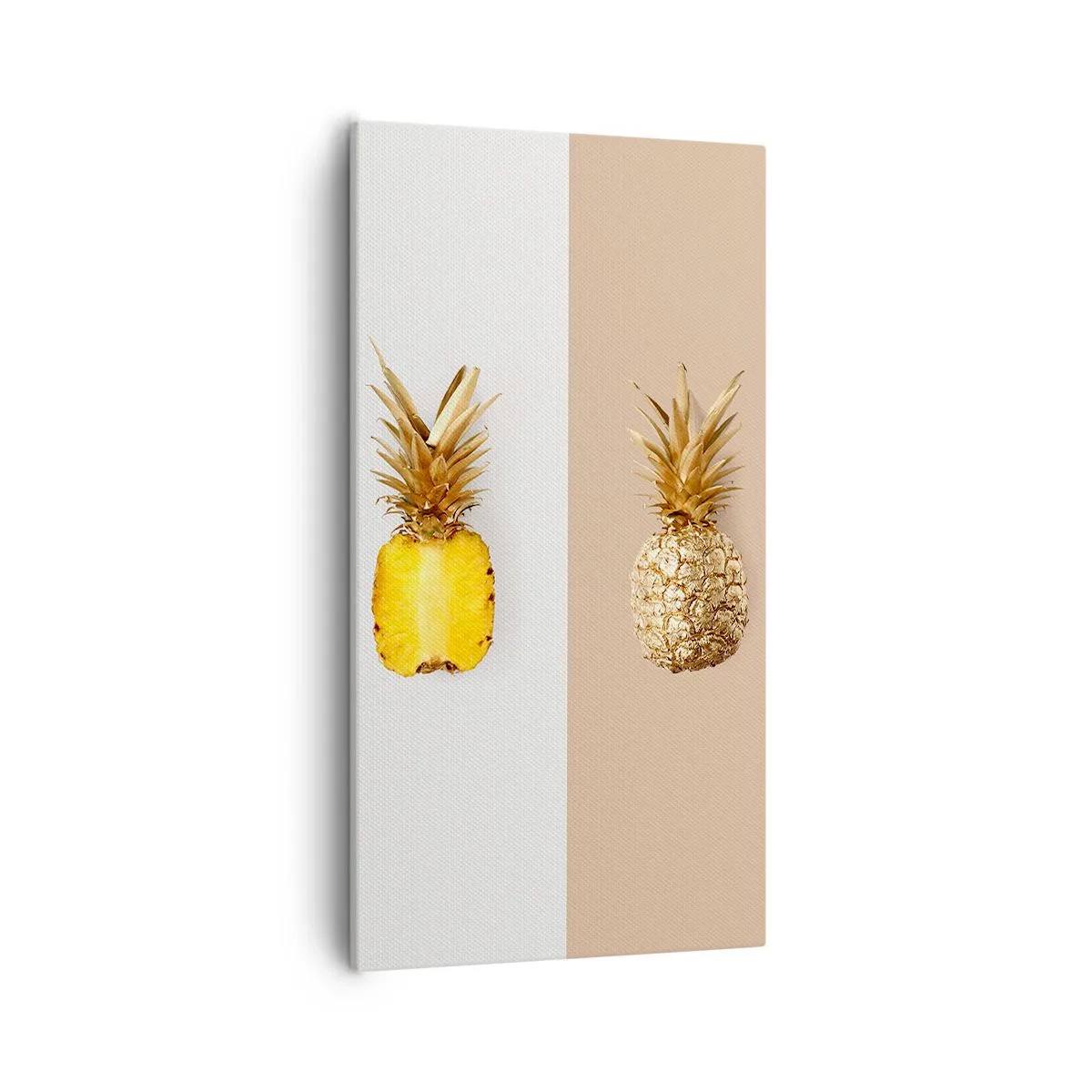 Lærredstryk - Billede på lærred - Ananas til os - 55x100 cm