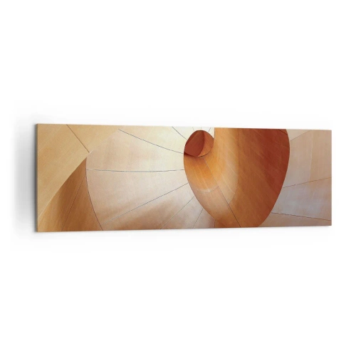 Lærredstryk - Billede på lærred - Arkitektonisk serpentin - 160x50 cm