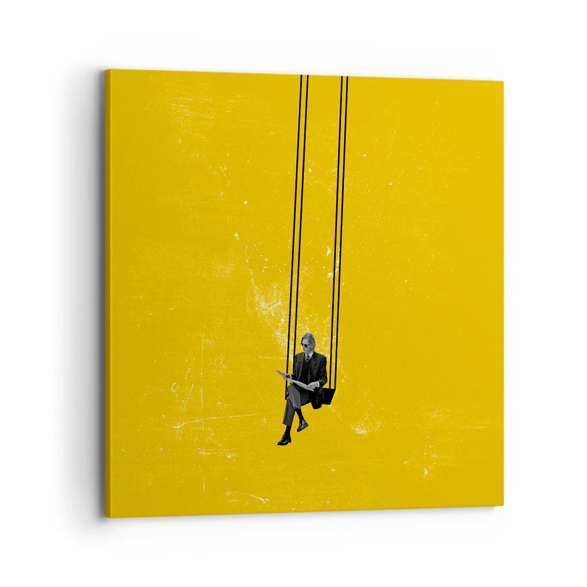 Lærredstryk - Billede på lærred - En dag som alle andre - 70x70 cm