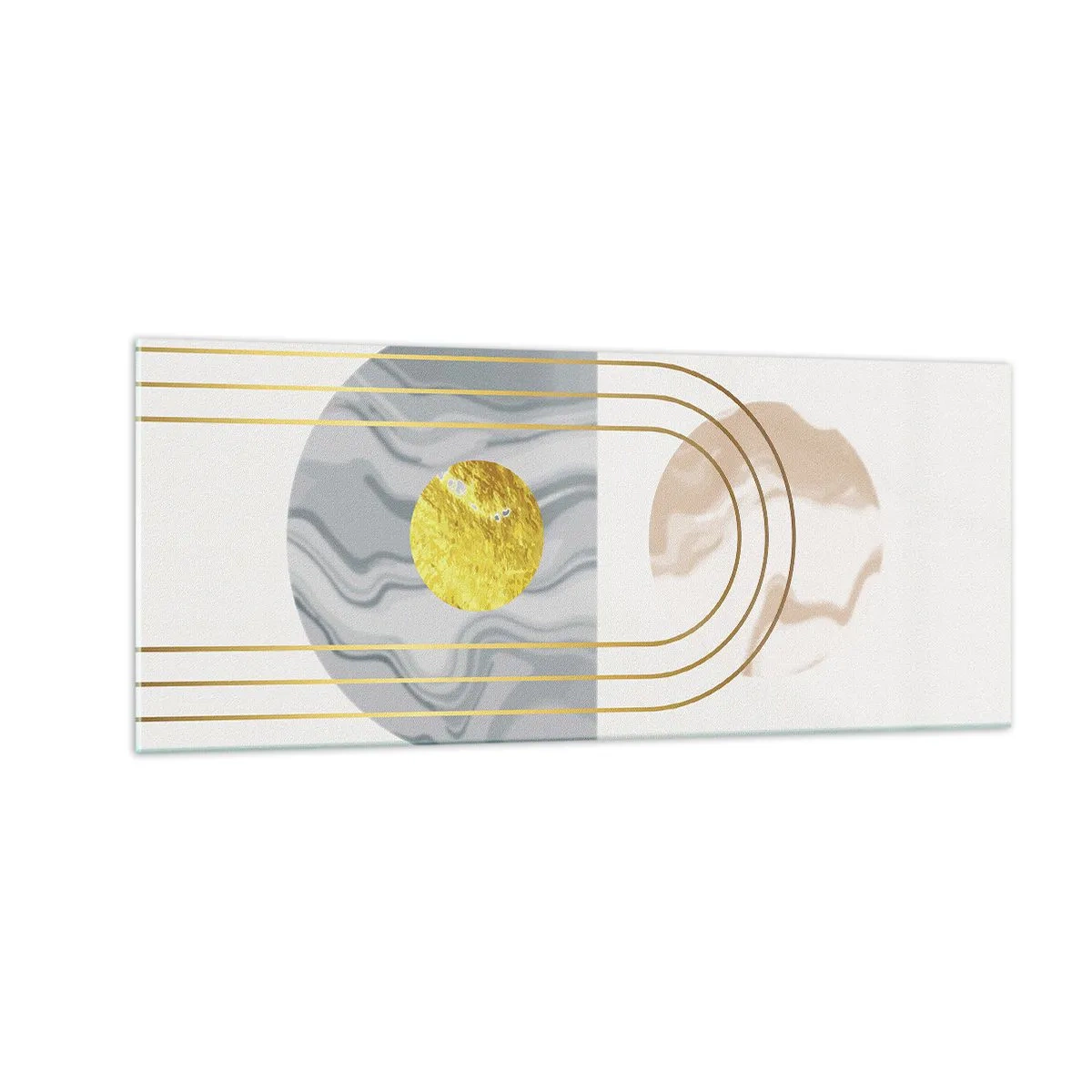 Billede på glas - Lysstyrke og udstråling - 100x40 cm