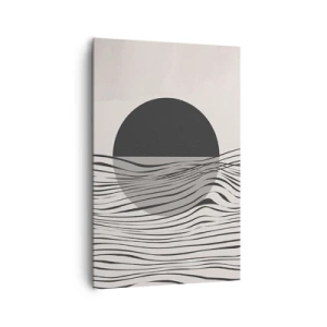 Lærredstryk - Billede på lærred - Halvkomposition - 80x120 cm