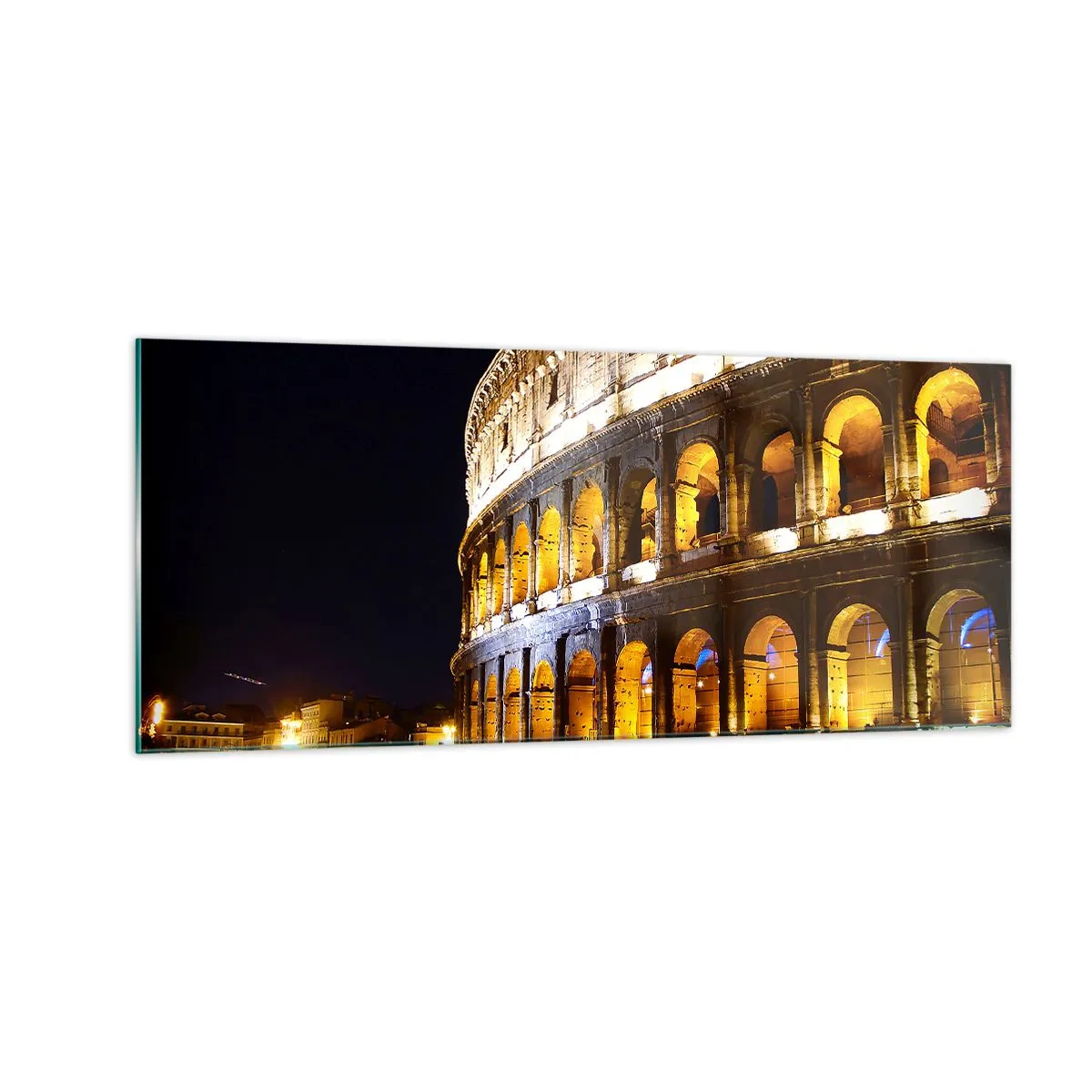 Billede på glas - Legene er ved at begynde - 100x40 cm