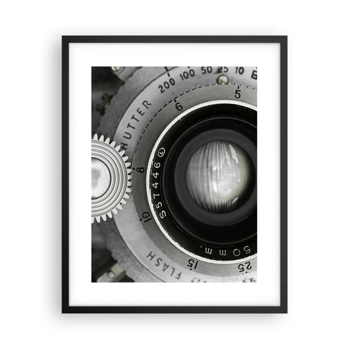 Plakat i sort ramme - Historien om Hollywood - 40x50 cm