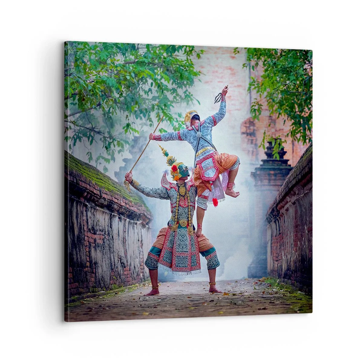 Lærredstryk - Billede på lærred - En dans af dødbringende skønhed - 60x60 cm