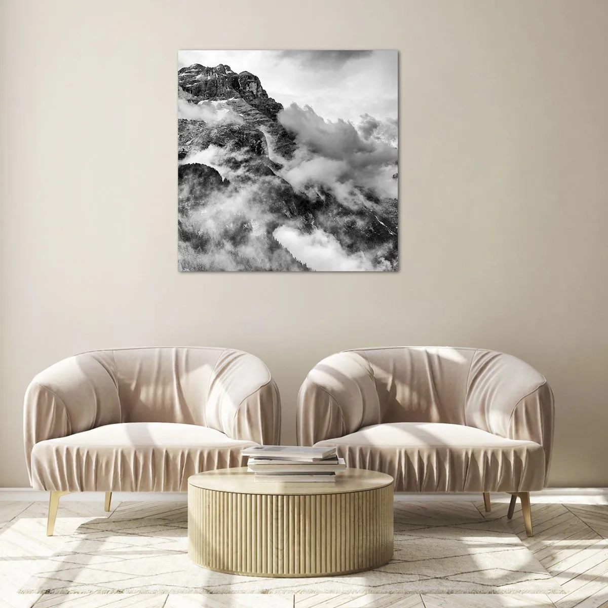 Billede på glas - Smukt og grusomt - 40x40 cm