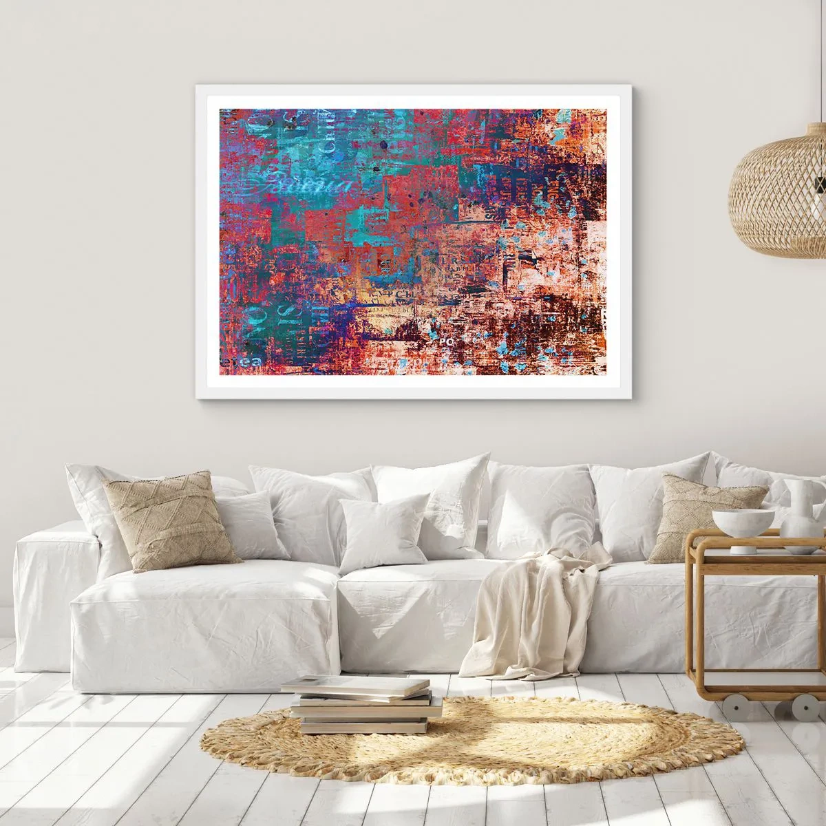 Plakat i hvid ramme - Hukommelse og glemsel - 91x61 cm