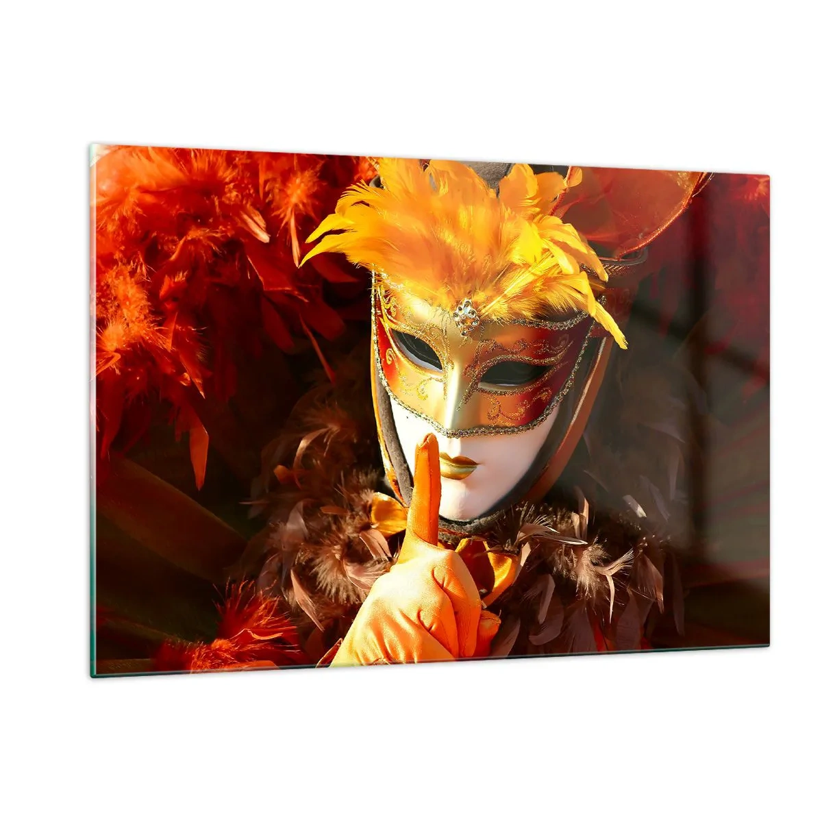 Billede på glas - Mystik er en del af spillet - 120x80 cm