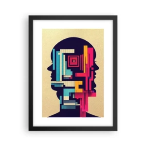 Plakat i sort ramme - Nye slips - 30x40 cm