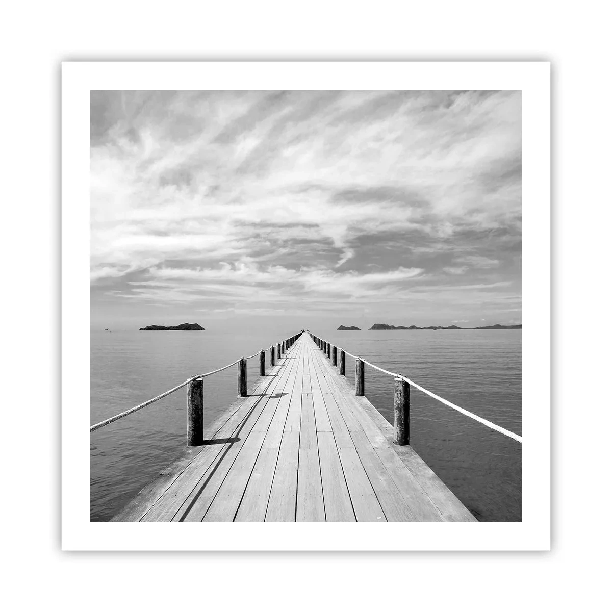 Plakat - Eller måske en rejse... - 60x60 cm