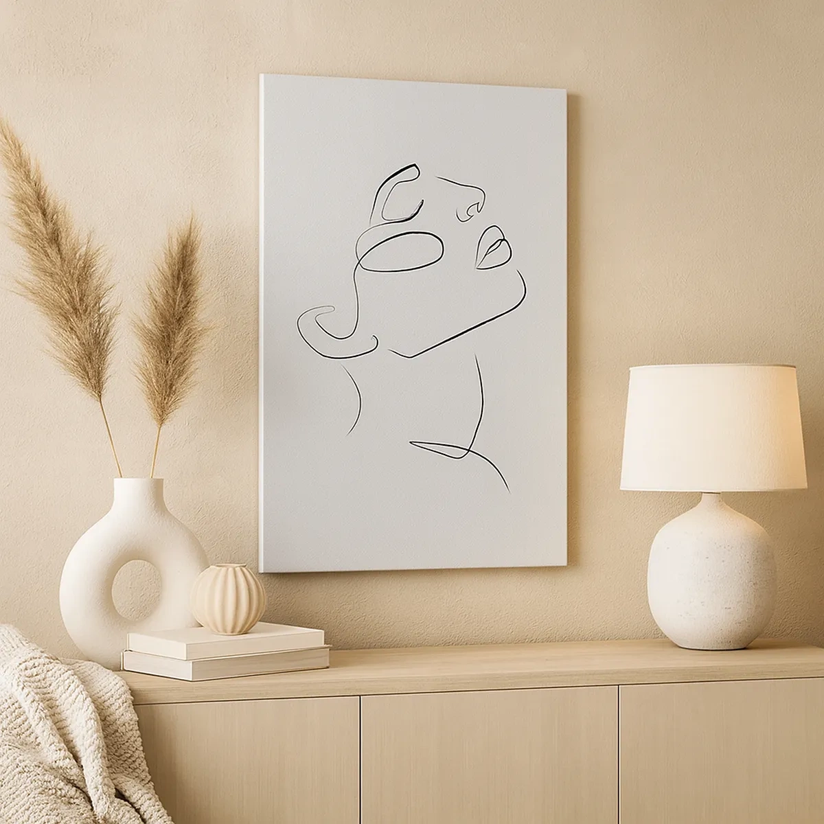 Lærredstryk - Billede på lærred - En drømmes slyngninger - 50x70 cm